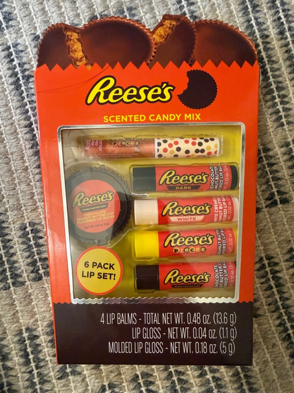 Reese's Scented Candy Mix 6-Pack Lip Set